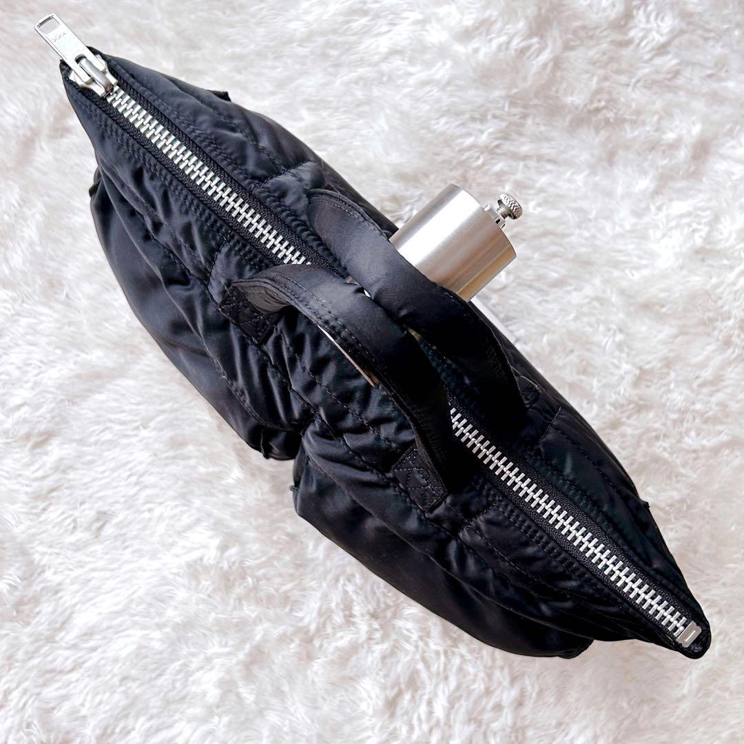 美品✨PORTER ポーター TANKER タンカー ブリーフケース 黒 大容量