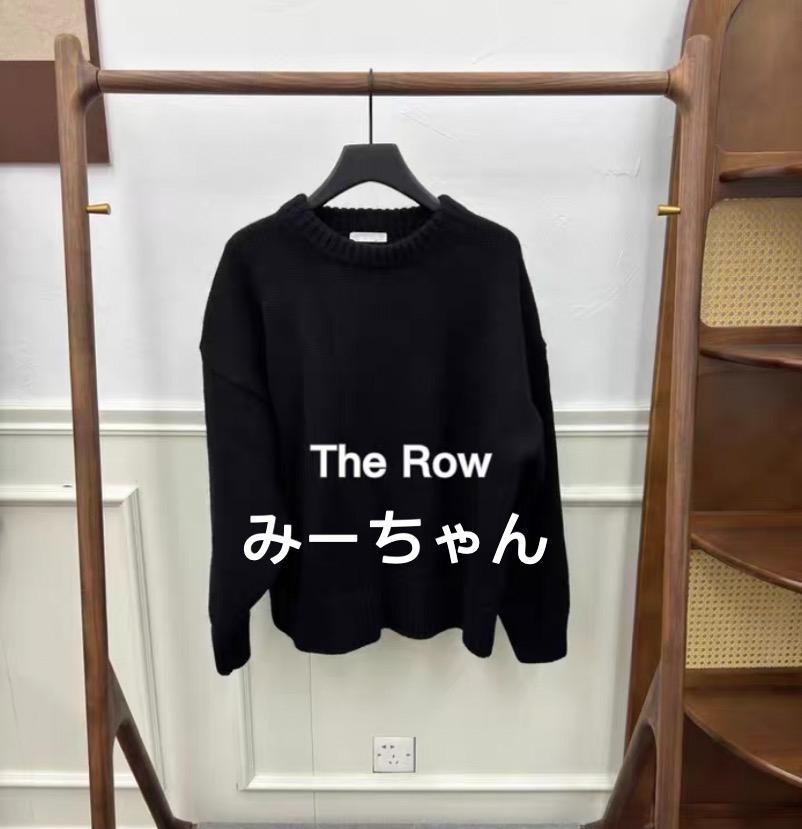 THE ROW Ophelia ザロウニットセーター ブラック - メルカリ