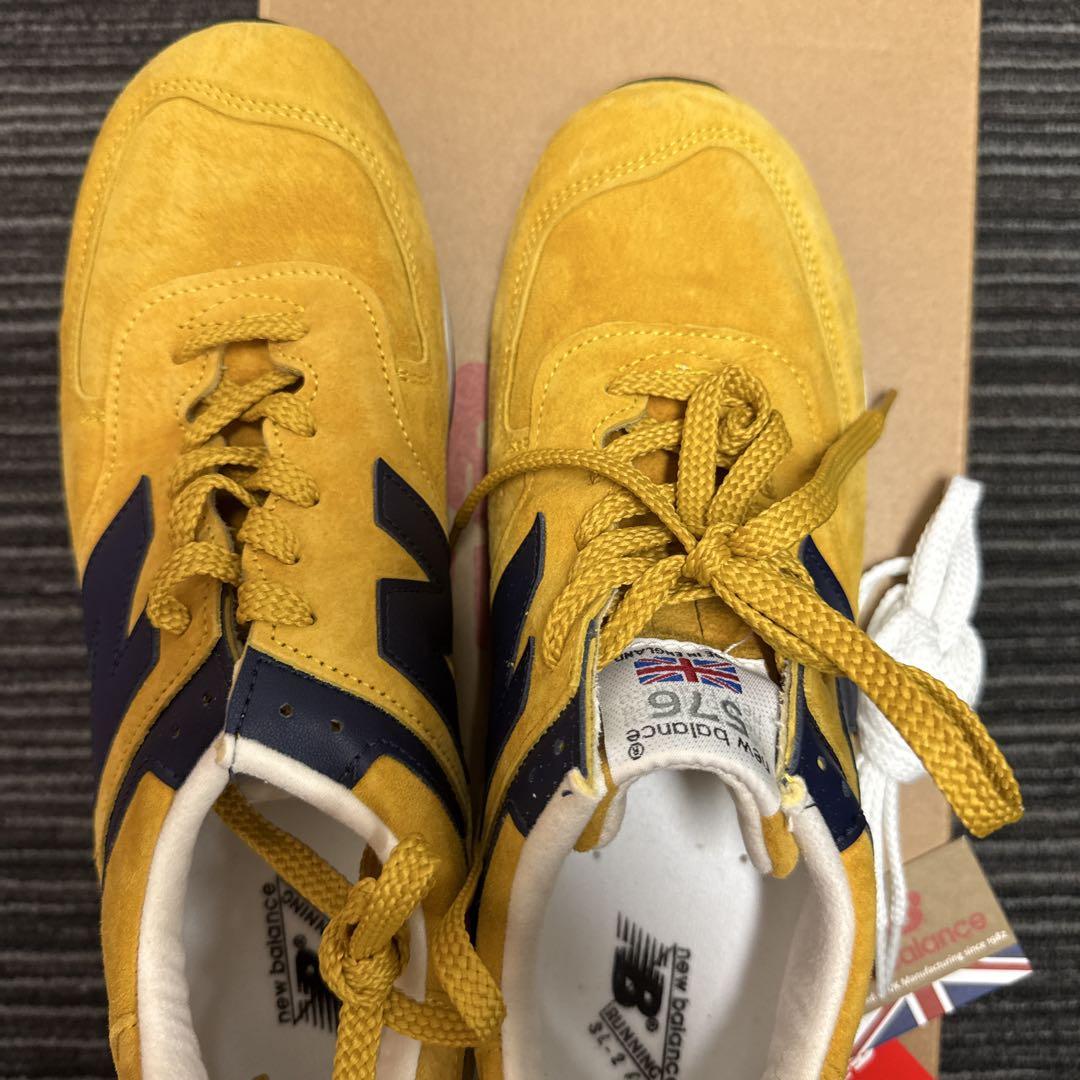 New Balance 576 イエロー/ネイビー