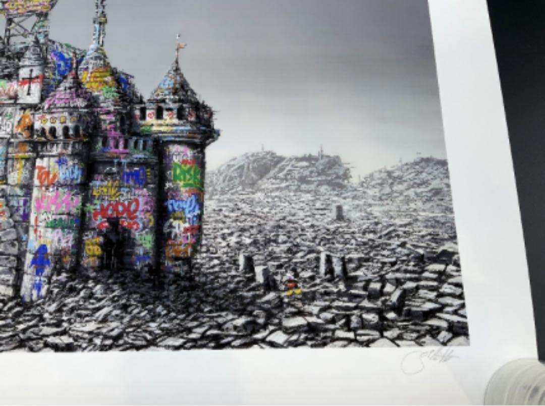 ベルナール・ビュッフェ、二人の道化師、希少画集画、新品額装付 ベルナール・ビュッフェ、二人の道化師、希少画集画、新品額装付