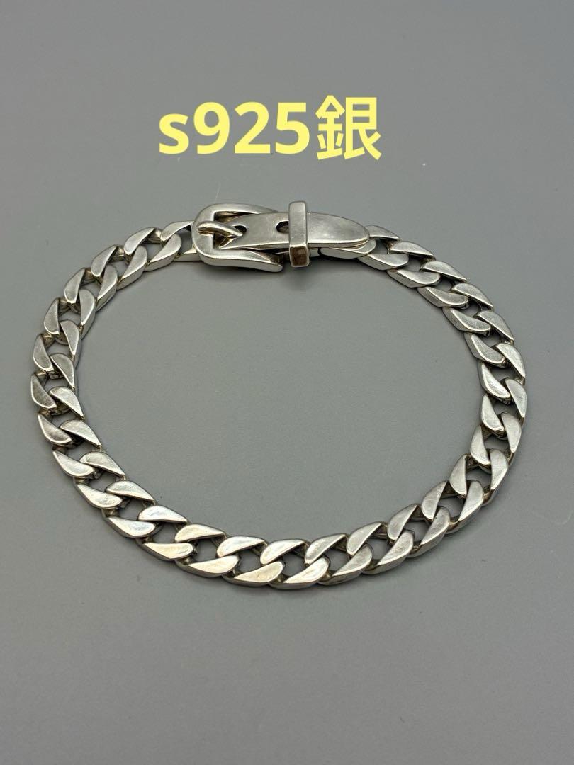 ノリ ⭐️s925銀 ブレスレット　メンズ　喜平