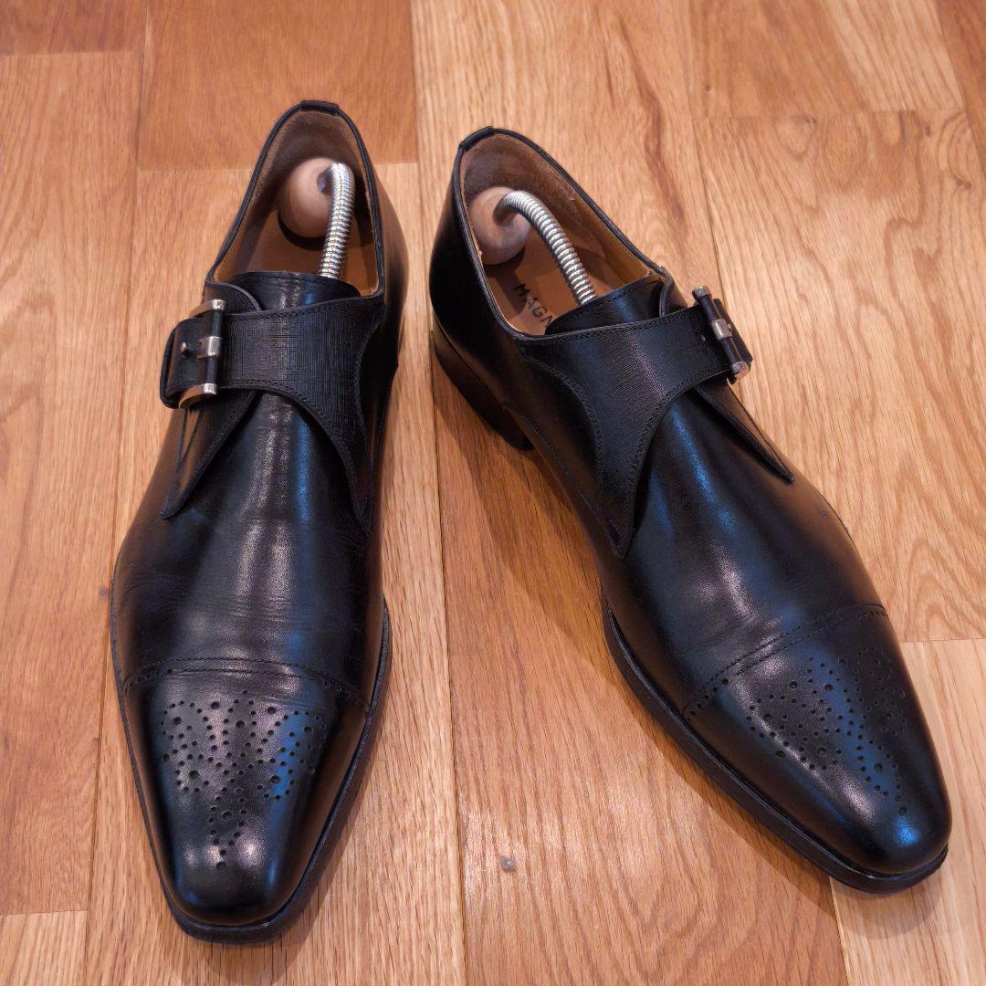 MAGNANNI マグナーニ シングルモンク ドレスシューズ 革靴25.5cm・MAGNANNI