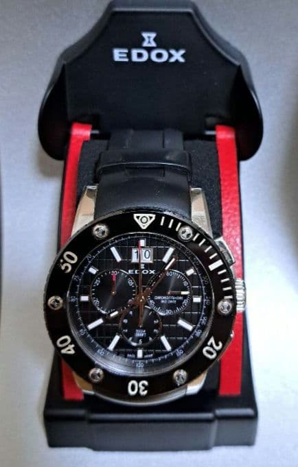 【EDOX】エドックス クラスワン クロノオフショア ビッグデイト【中古】 【EDOX】エドックス クラスワン クロノオフショア ビッグデイト【中古】