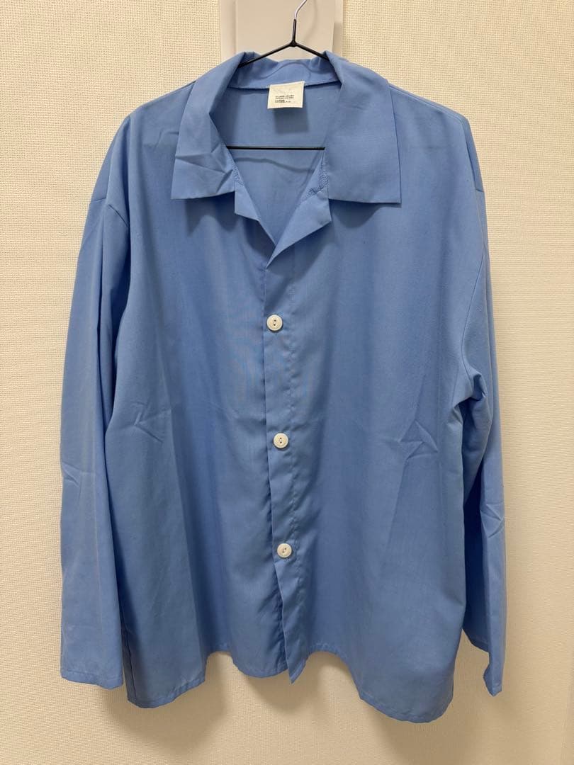 ユーロビンテージ イギリス軍 ミリタリーXL青 スリーピングシャツパジャマシャツXL LL