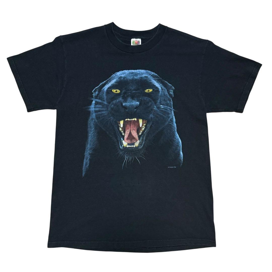 希少 90's Human-i-Tees Black Panther Tシャツ