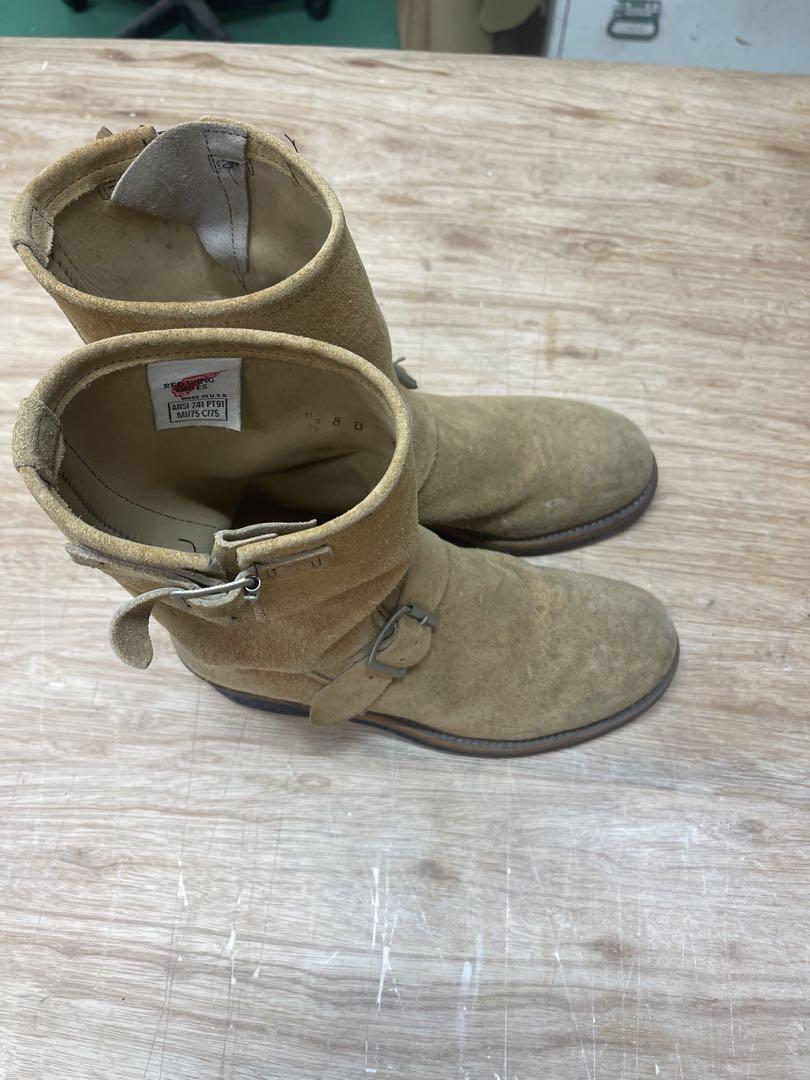 Red Wing PT91 スエードエンジニアブーツ