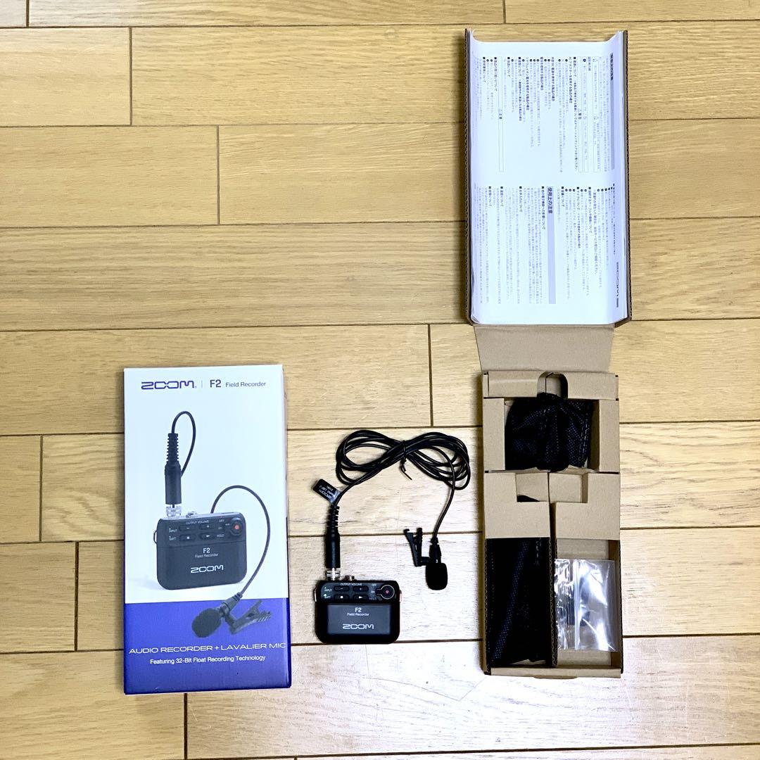 Zoom F2 Field Recorder (128GB MicroSD付き)