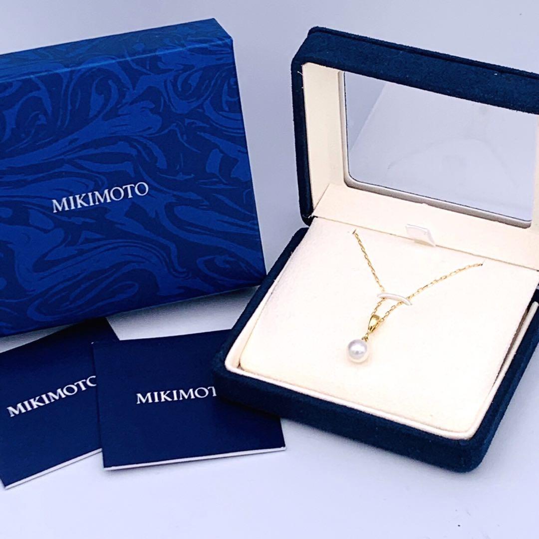極美品✨MIKIMOTO ミキモト アコヤパール　ネックレス ミキモト アコヤ パール ネックレス ミキモトプレミアム 2連
