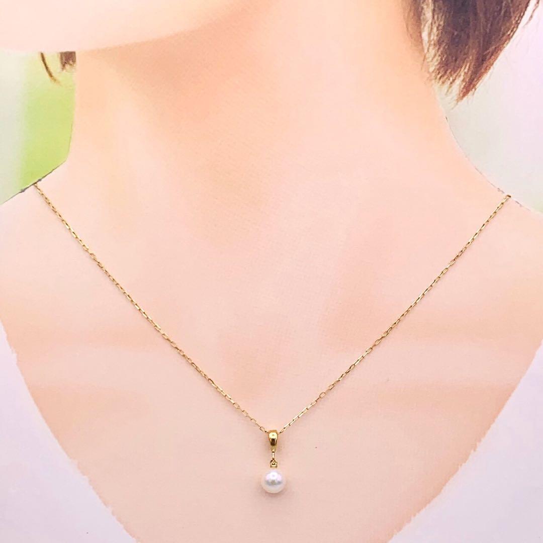 24時間限定タイムセール MIKIMOTO ✴︎極美品 ミキモト パール アコヤ真珠 K18 アクセサリー