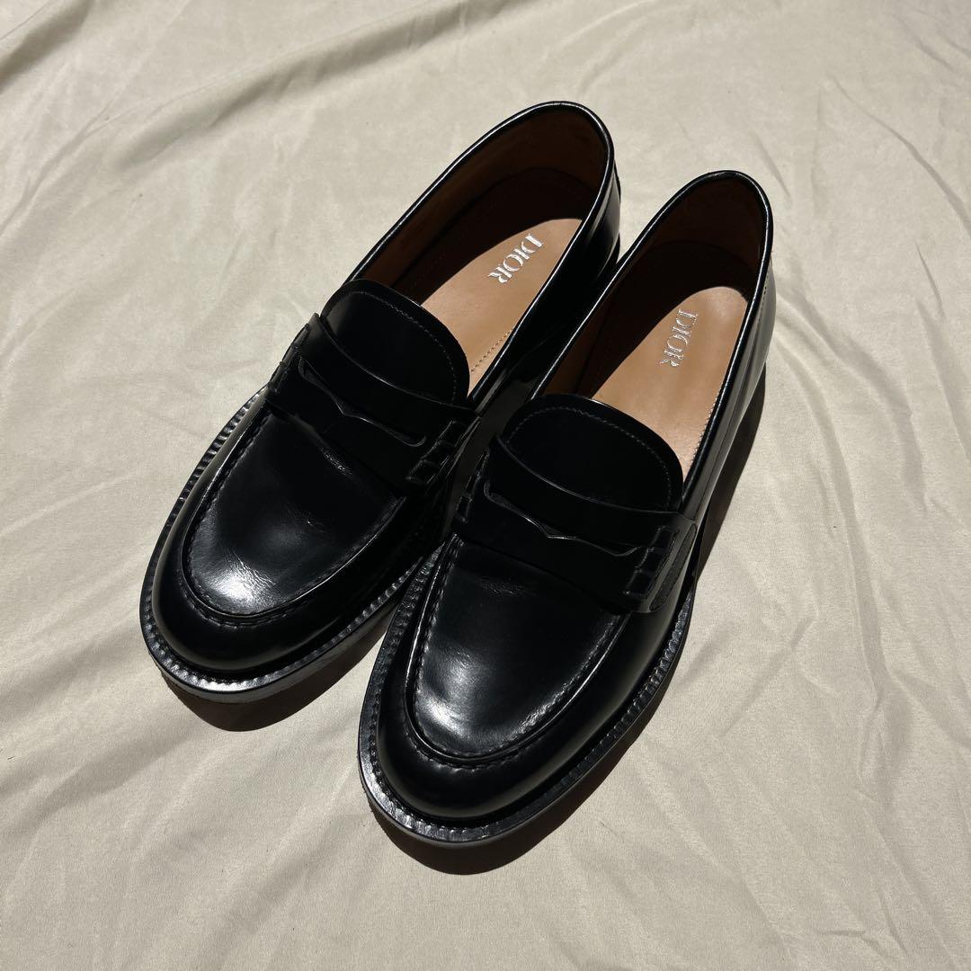 DIOR レザー コインローファー サイズ40