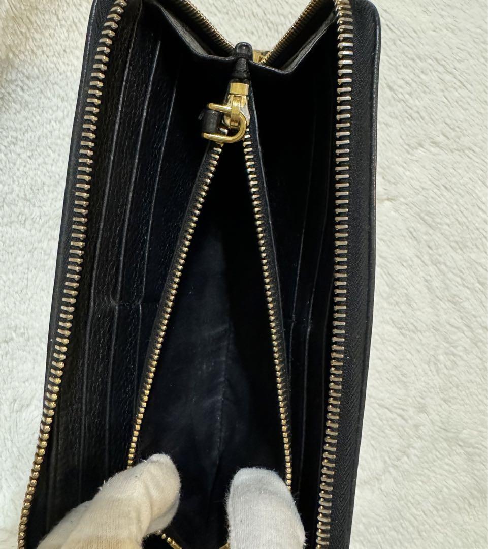 つ*る様 価格変動あり : PRADA プラダ　長財布　ブラック ネロ 1ML1