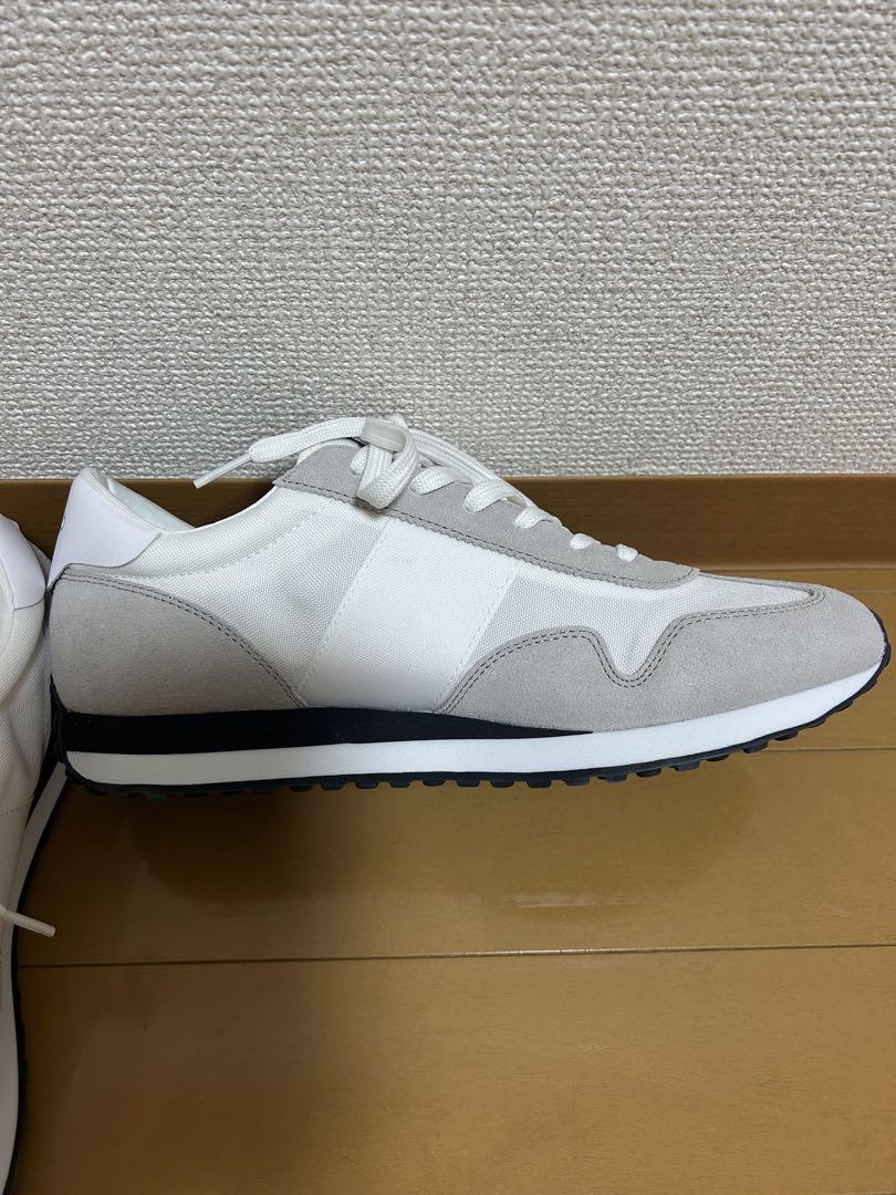 POLO RL ホワイト グレー スニーカー