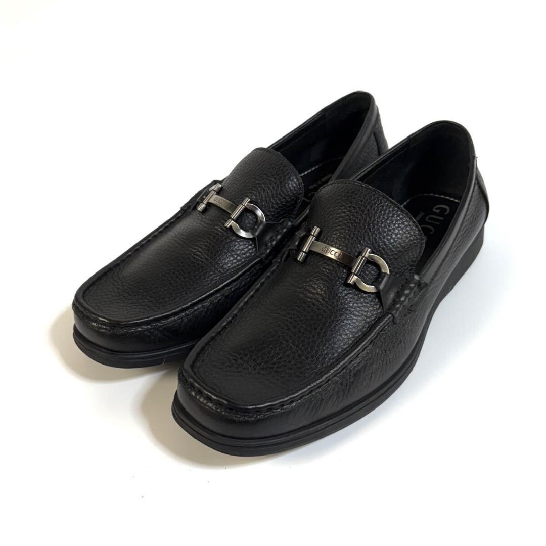 【美品】GUCCI レザー ホースビット ローファー 42イタリア製 元箱付き 【美品】GUCCI レザー ホースビット ローファー 42イタリア製 元箱付き