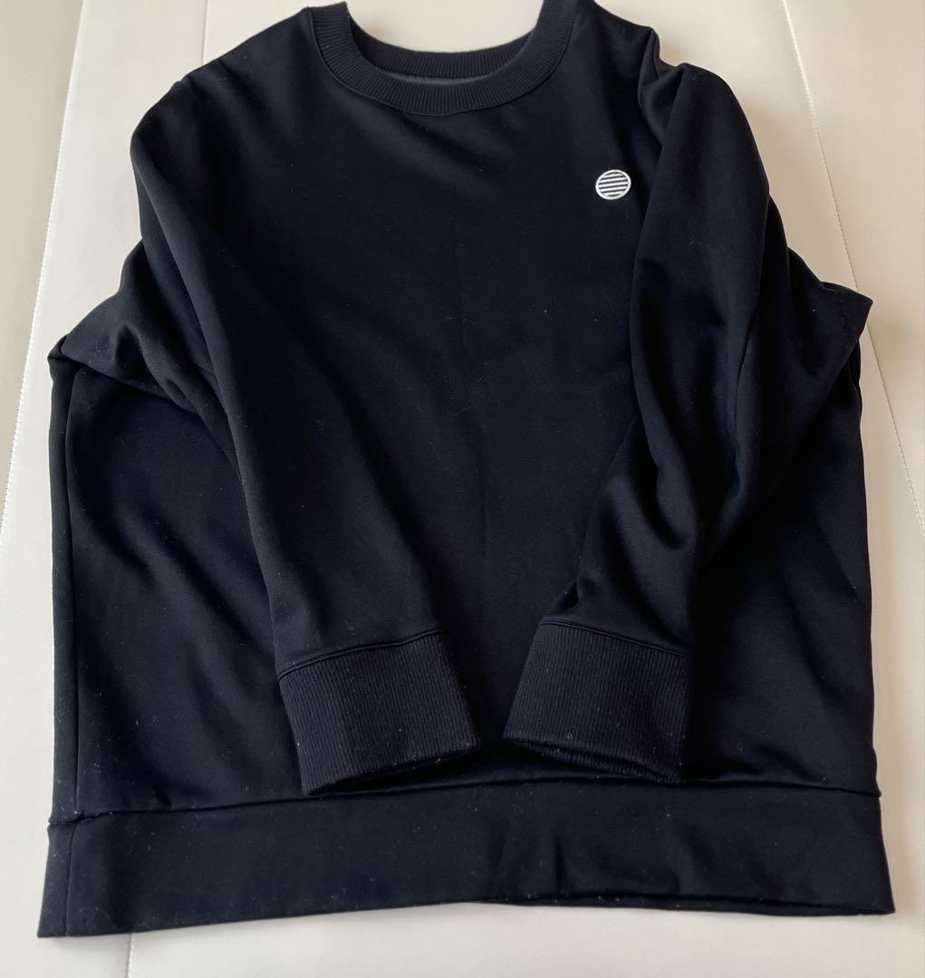 ボーダーズアットバルコニーBORDER SWEATSHIRT 黒白2枚セット