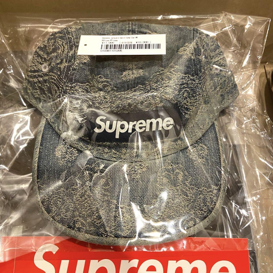 【新品】 Supreme 25SS Bandana Denim Camp Cap