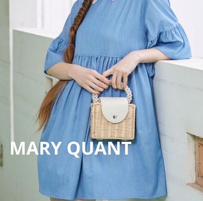 新品未使用 MARYQUANT パールラタン ショルダーバッグ