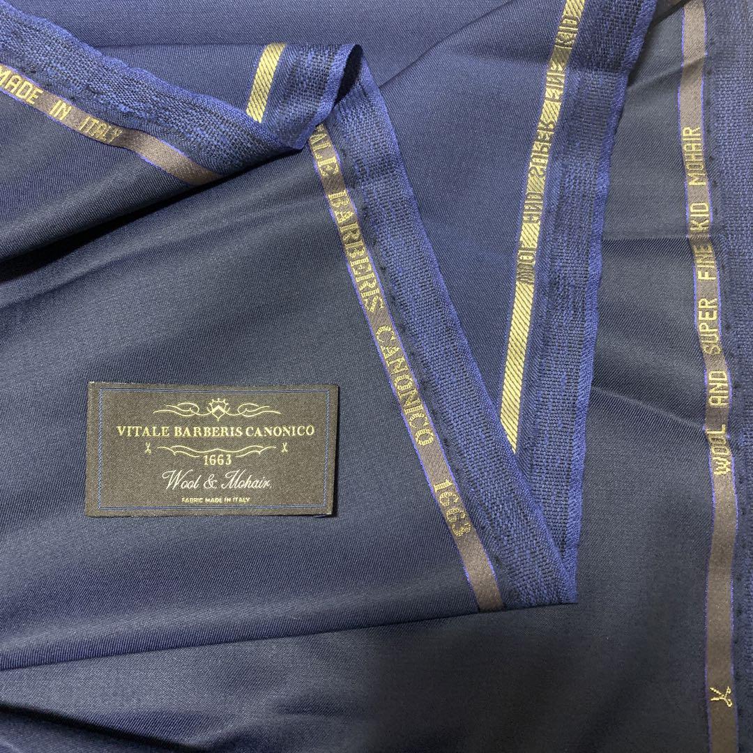VITALE BARBERIS CANONICO ネイビー生地 1663