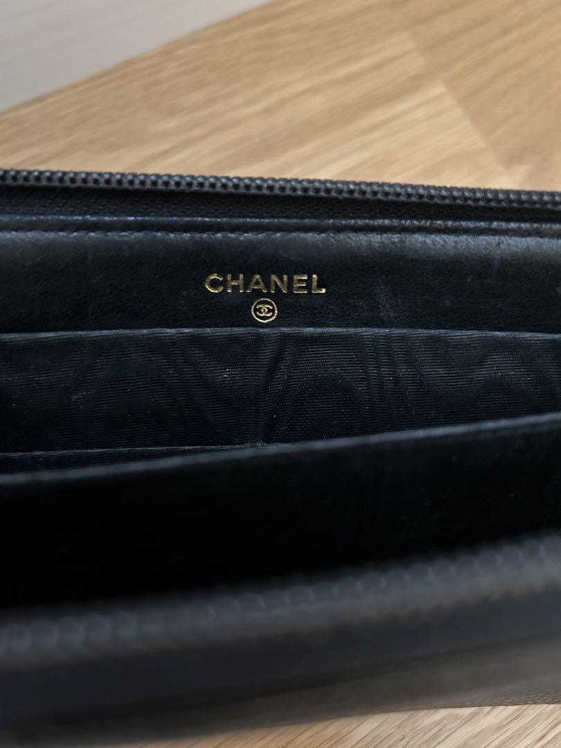 みんちゃん様⭐︎CHANEL ブラック キャビアスキン 長財布