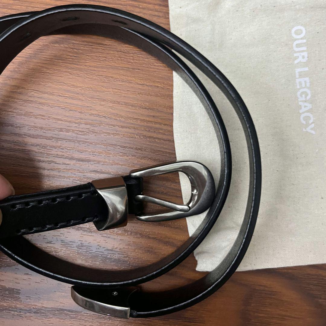 ourlegacy 2cmベルト　70 Our Legacy - Belt 2 cm Black
