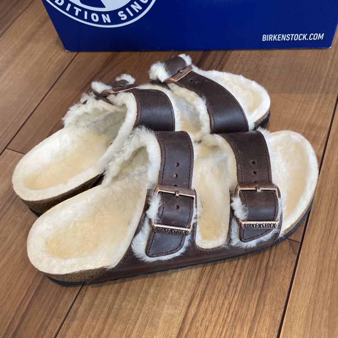 新品 23 BIRKENSTOCK アリゾナ WAX L サンダル ビルケン