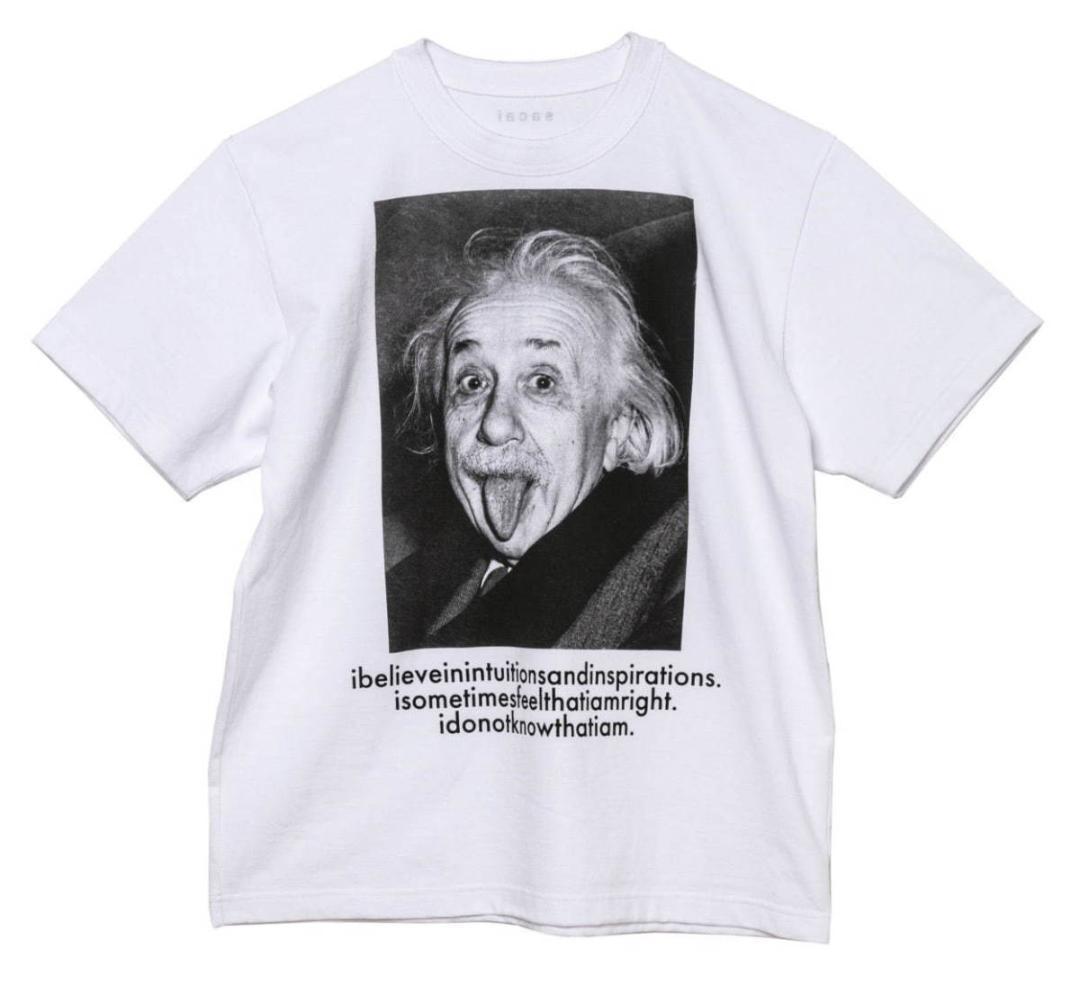 1 SACAI アインシュタイン Tシャツ 白 新品 サカイ