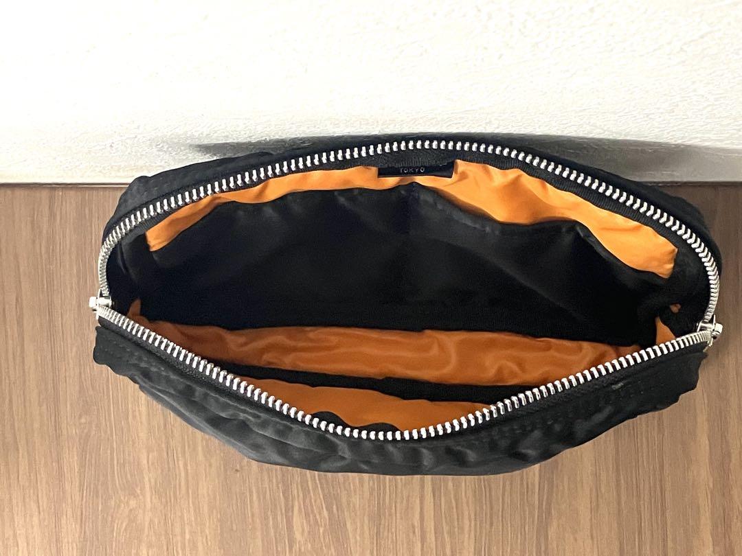 POTER タンカー ナイロン ガジェットポーチ ブラック バックインバック