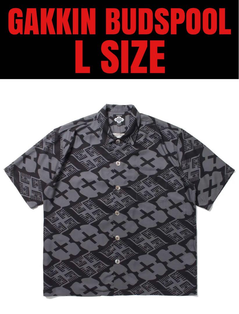 【新品Lサイズ】GAKKIN BUDSPOOL 花罰 × 麻 S/S SHIRT