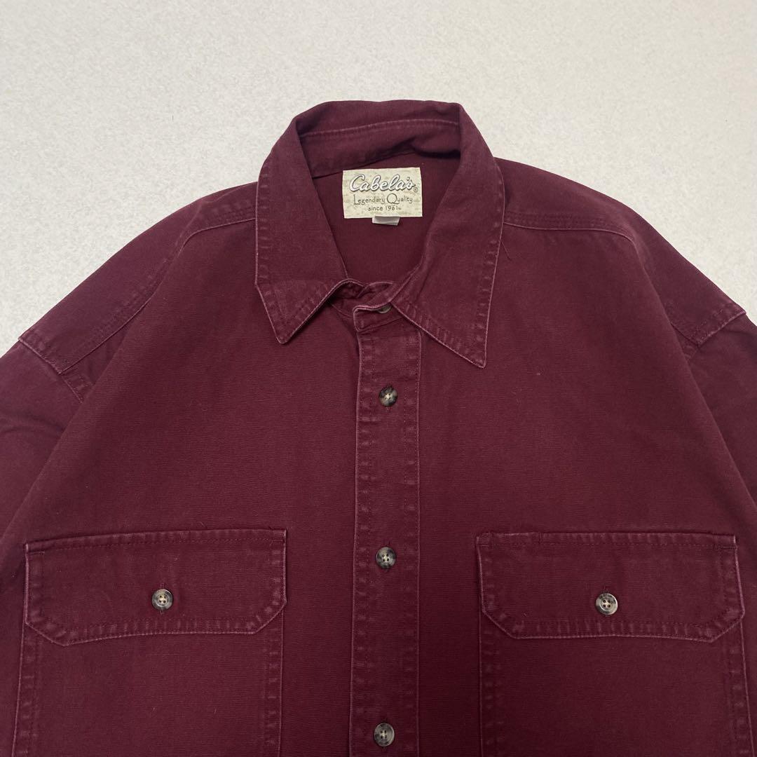 【極上】Cabela'sLegendaryQualityフランネルシャツ