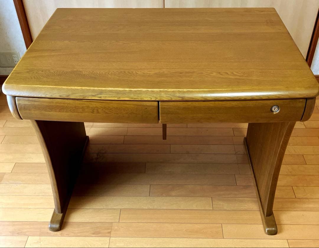 コイズミ学習机1️⃣ KOIZUMI WOODYECO 勉強机　事務机　天然木