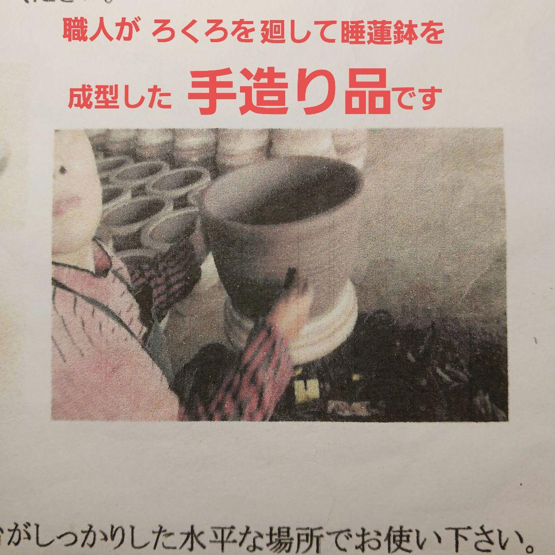 新品　∅50　陶器　睡蓮鉢　特大　難有　メダカ鉢　水色　ブルー　ルーバー　LWC 新品 ∅50 陶器 睡蓮鉢 特大 難有 メダカ鉢 水色 ブルー
