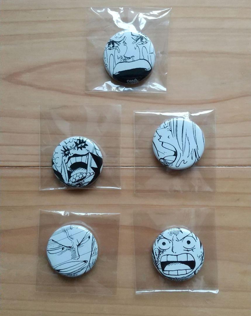 ワンピース オールフェイス ガシャ 缶バッジ