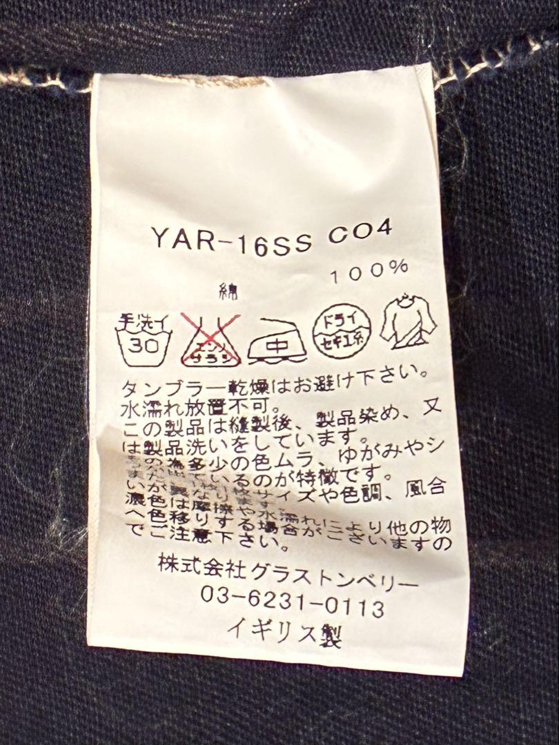 Yarmo ヤーモ　ワークコート MADE IN ENGLAND ストライプ　S