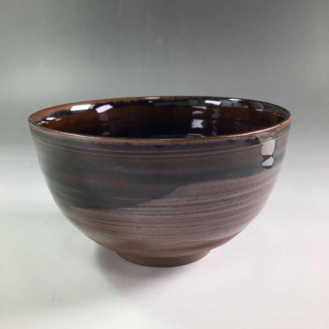 Ｐ９３４　茶碗　『高取焼』『十二代　高取八山造』　抹茶碗　共箱　茶道具