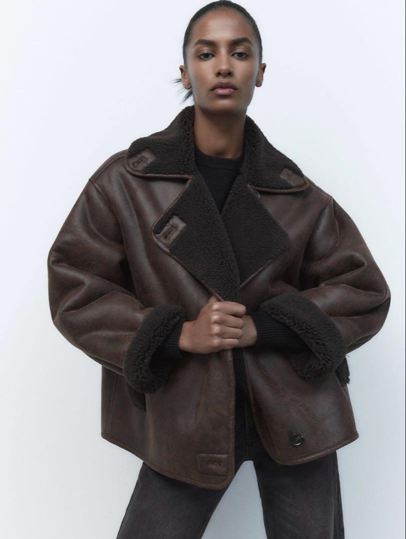 ZARA ザラ ダブルフェイスジャケット