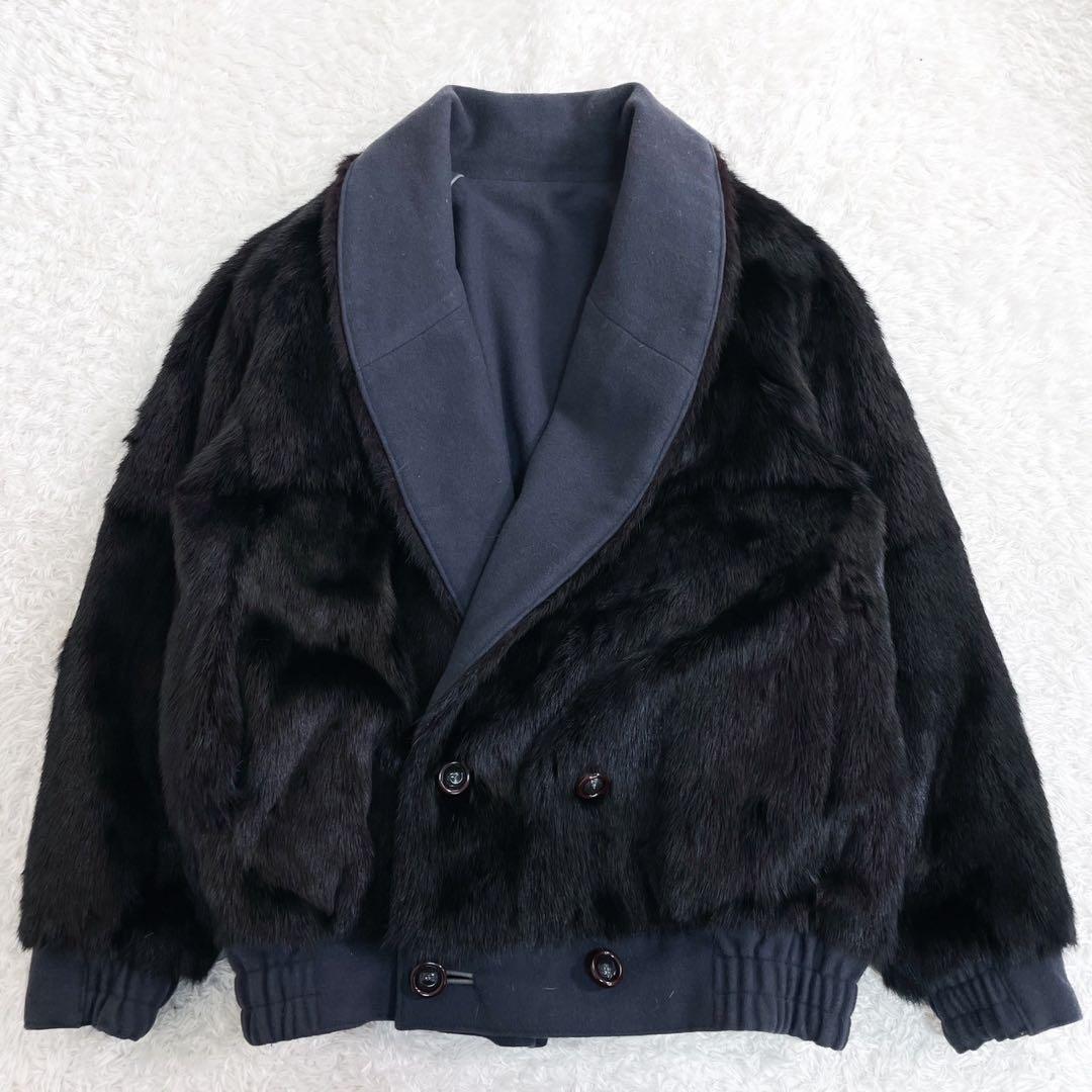 希少　Dior EMBA メンズ　リバーシブル　毛皮　ジャケット　ブルゾン