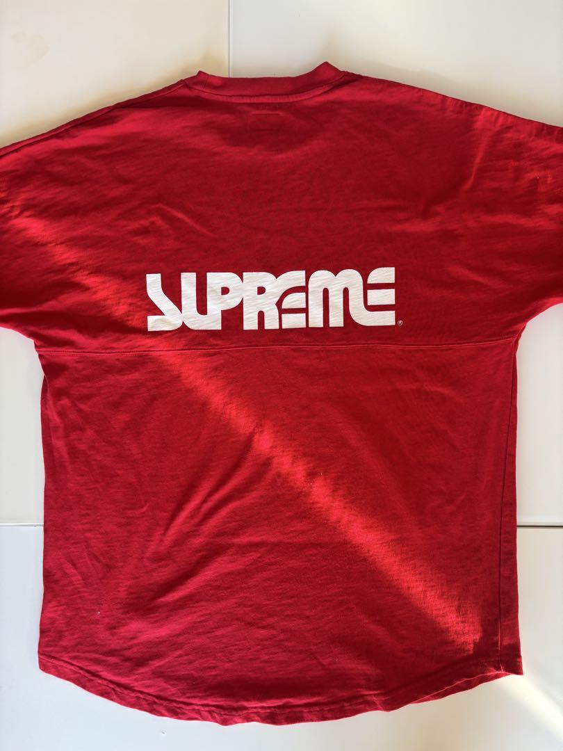 SUPREME XL レッド 長袖カットソー