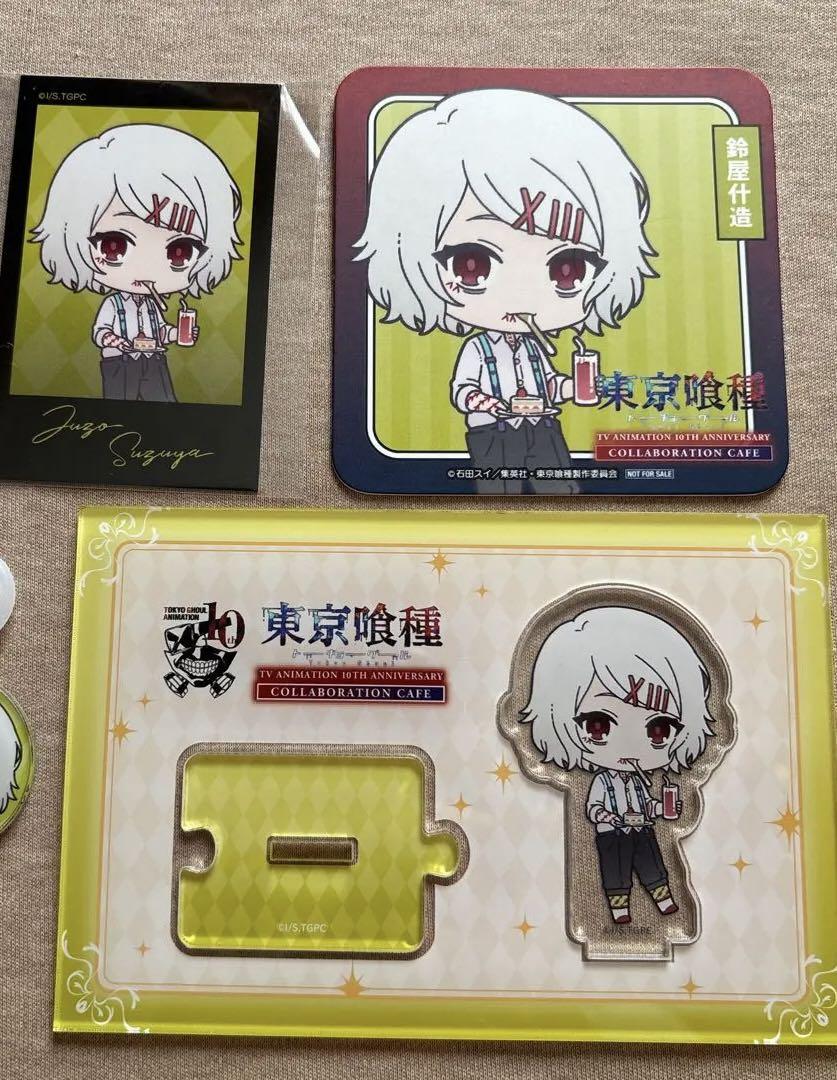 東京喰種 カフェ アクスタ コースター 特典 チェキ風カード