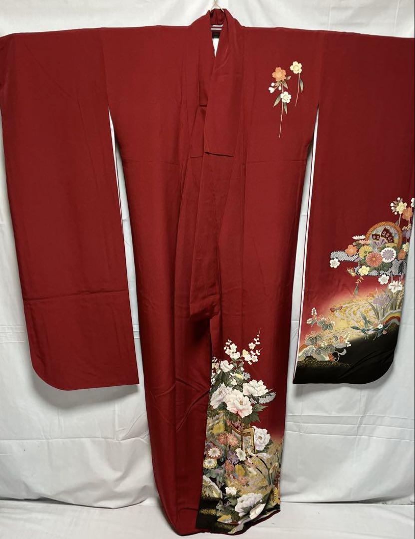 ま-351 着物 振袖 正絹 まとめ売り 3枚 - メルカリ