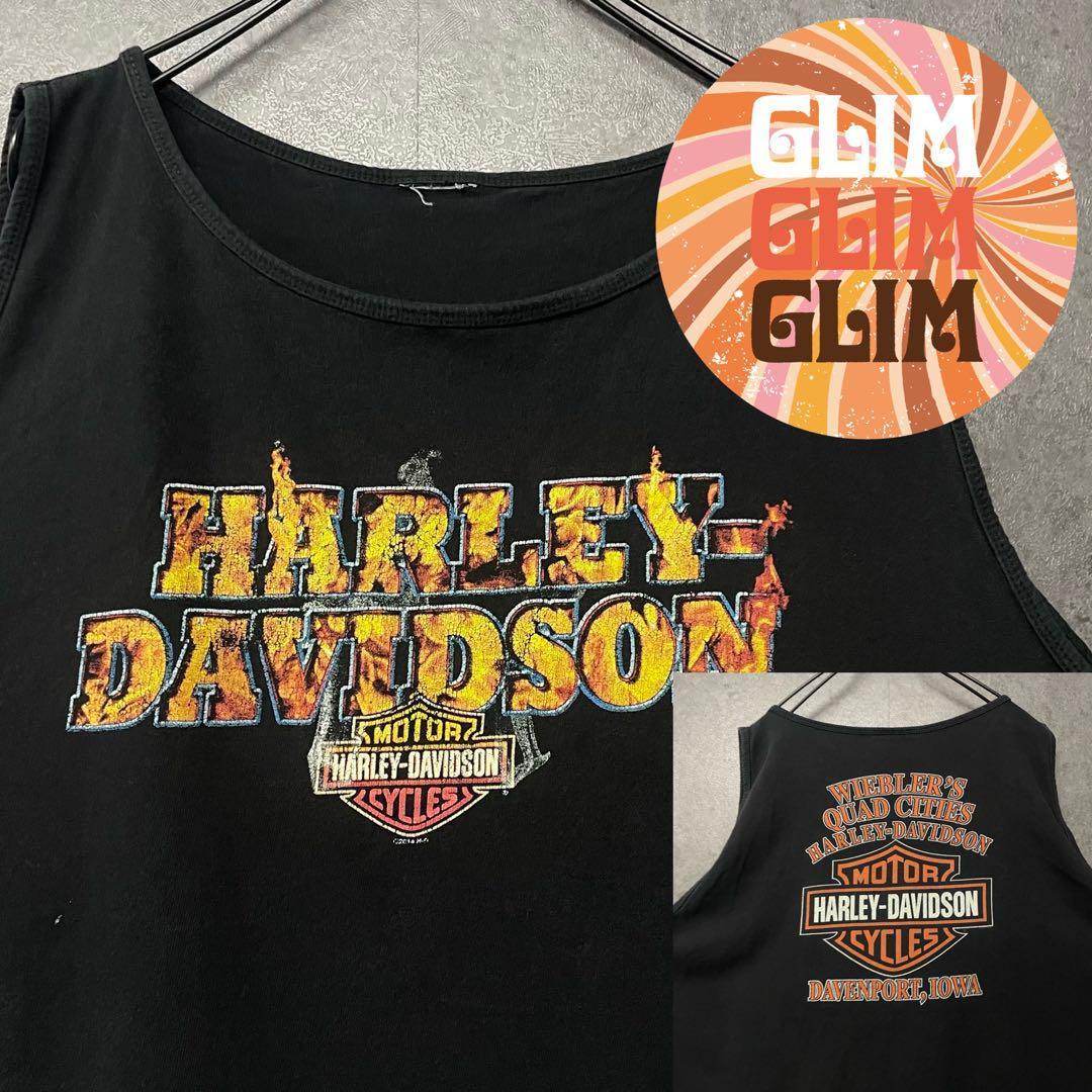 US古着◆ ハーレーダビッドソン タンクトップ Tシャツ メンズ3XL