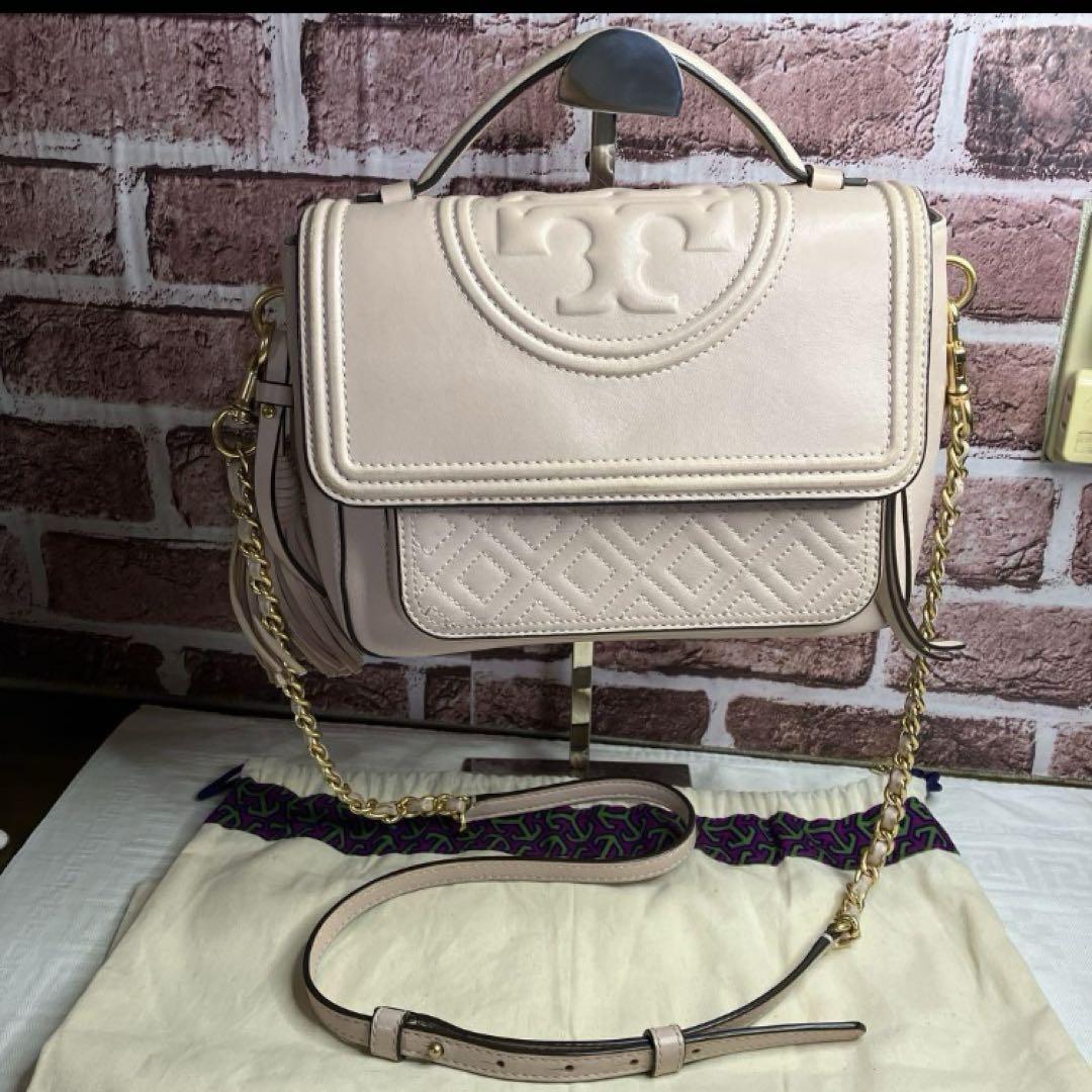 TORY BURCH♡トリーバーチチェーンキルティングレザーショルダーバッグ
