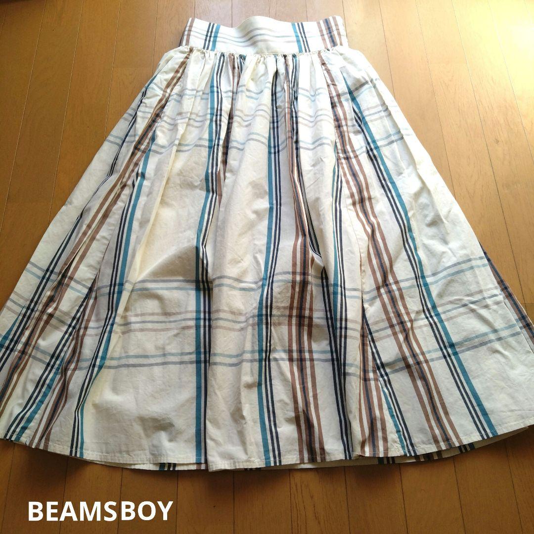 【新品タグ付き】BEAMSBOYビームスボーイ タータンスカートタータンチェック