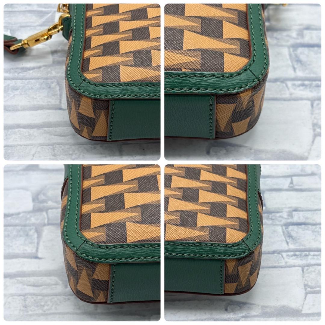 現行 バリー BALLY セカンドバッグ レザー TPU 総柄