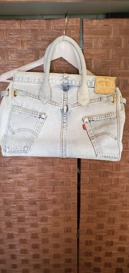 低価格の Levi's 501 デニムバッグ ライトブルー バッグ