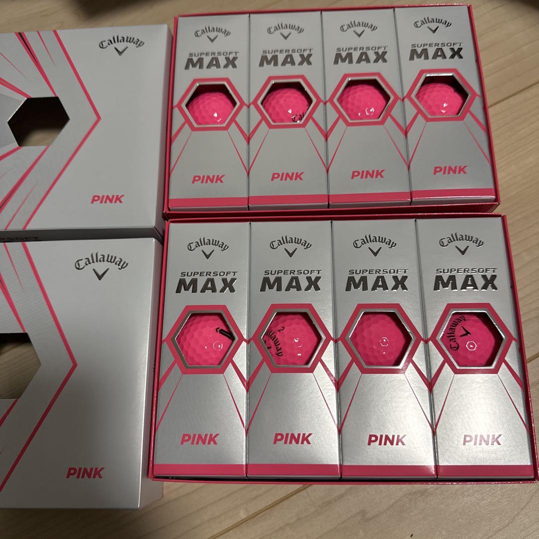 Callaway Supersoft MAX Pink 12個入りX2