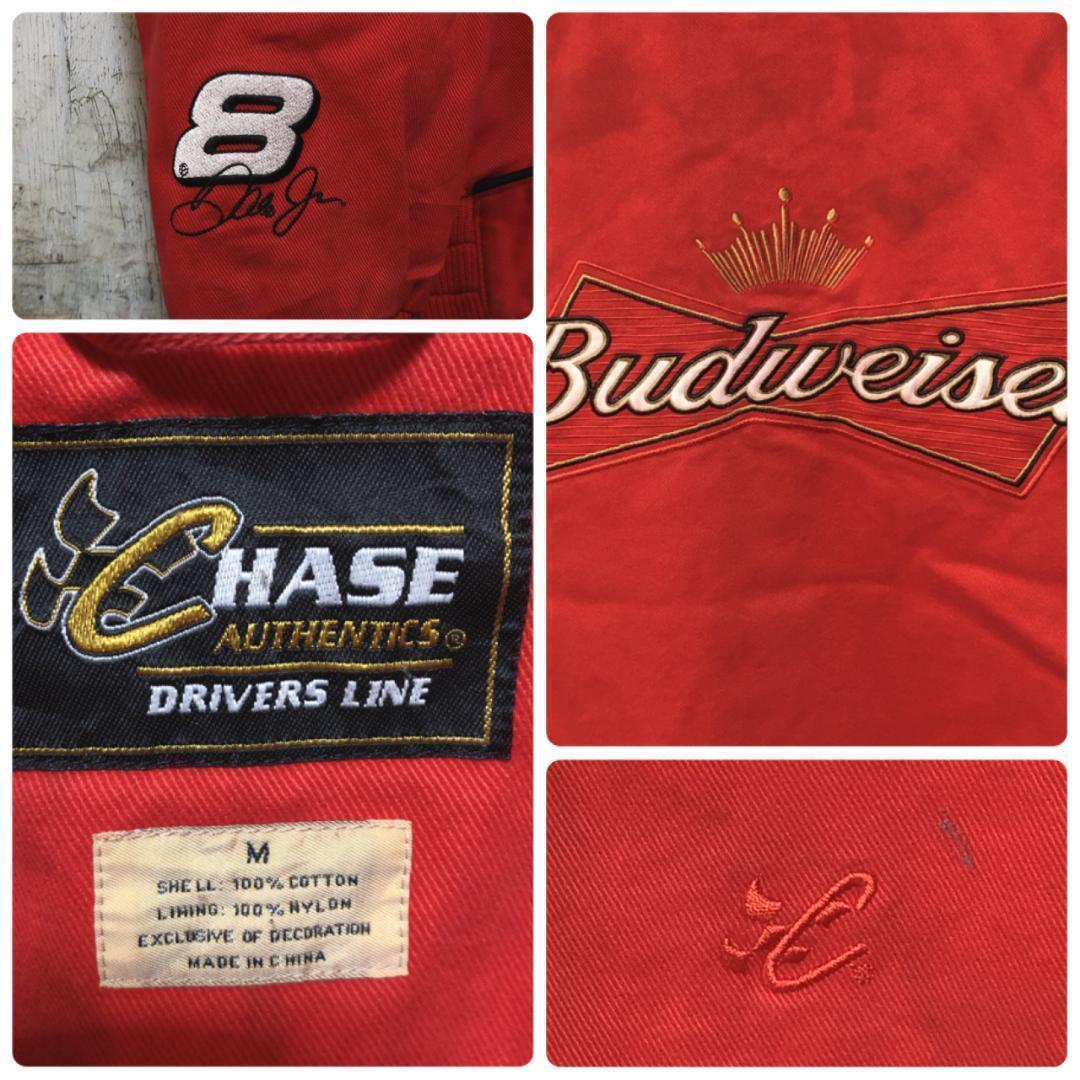CHASE AUTHENTICS バドワイザー レーシングジャケット L 刺繍