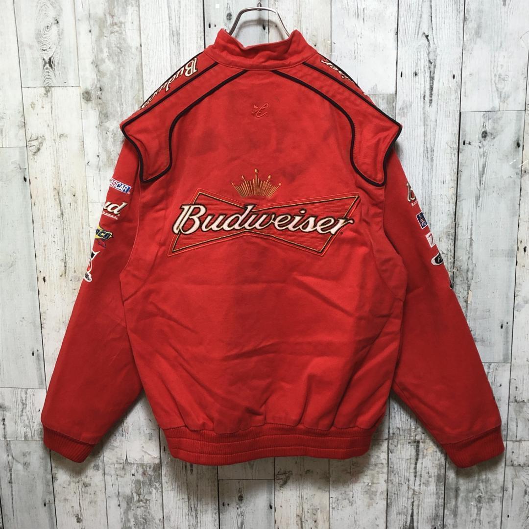 CHASE AUTHENTICS バドワイザー レーシングジャケット L 刺繍