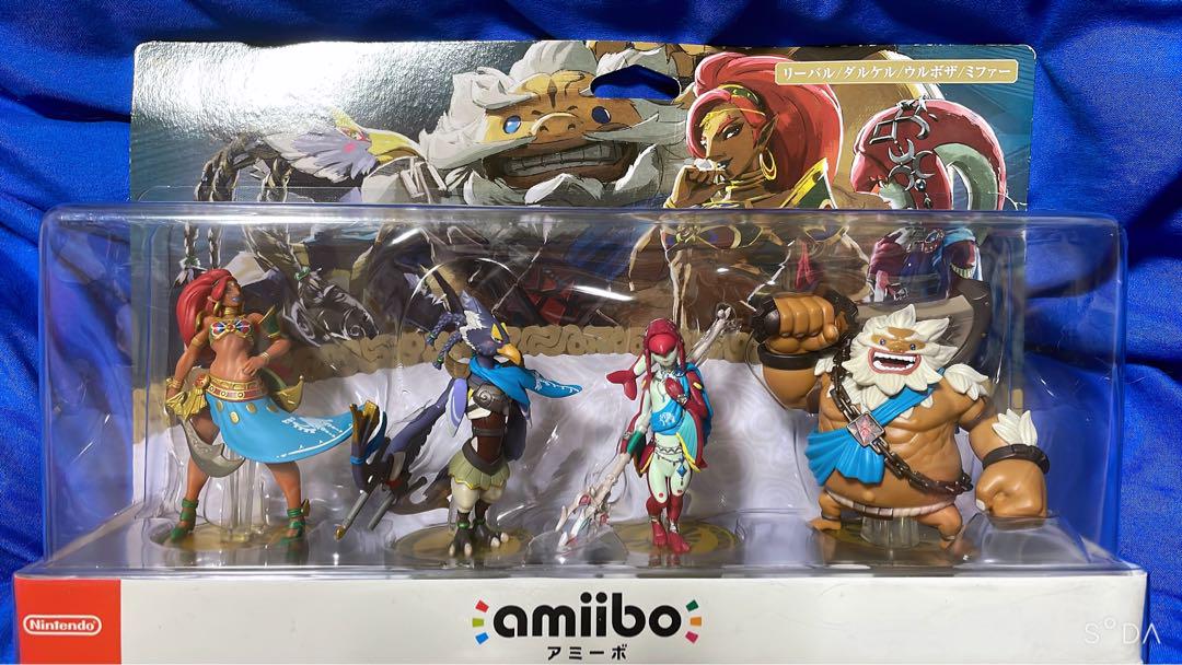 amiibo ゼルダの伝説 ブレス オブ ザ ワイルド 四人の英傑セット(マイ…