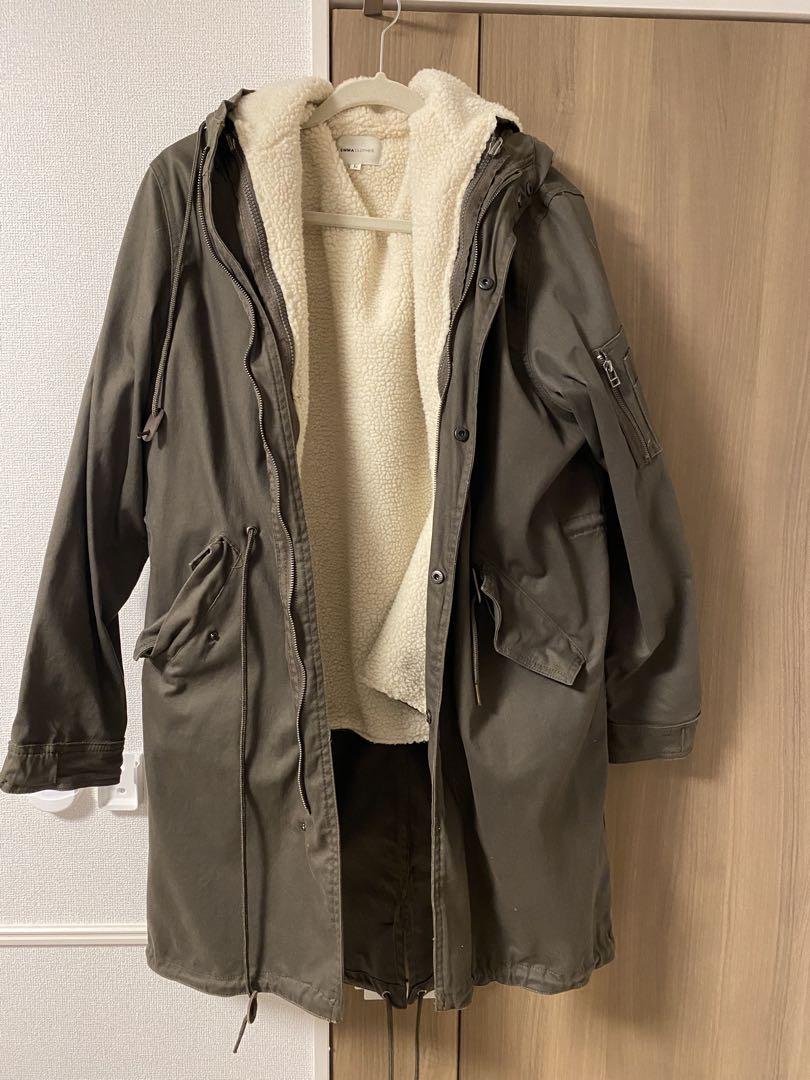 EMMA CLOTHES モッズコート Lサイズ オリーブ