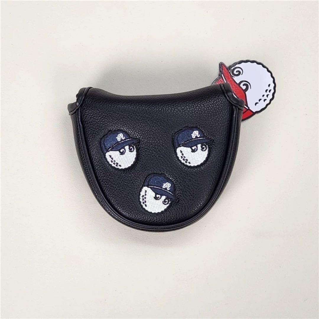 新品☞マルボン　ロゴ刺繍　ゴルフヘットカバー【パターンB】5点★男女兼用