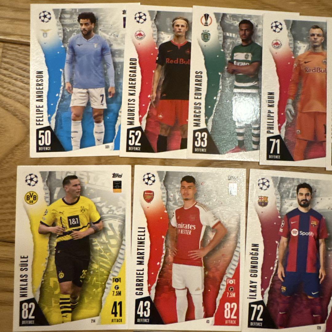 週末限定ンセール サッカー選手トレーディングカード 24枚 - メルカリ その他